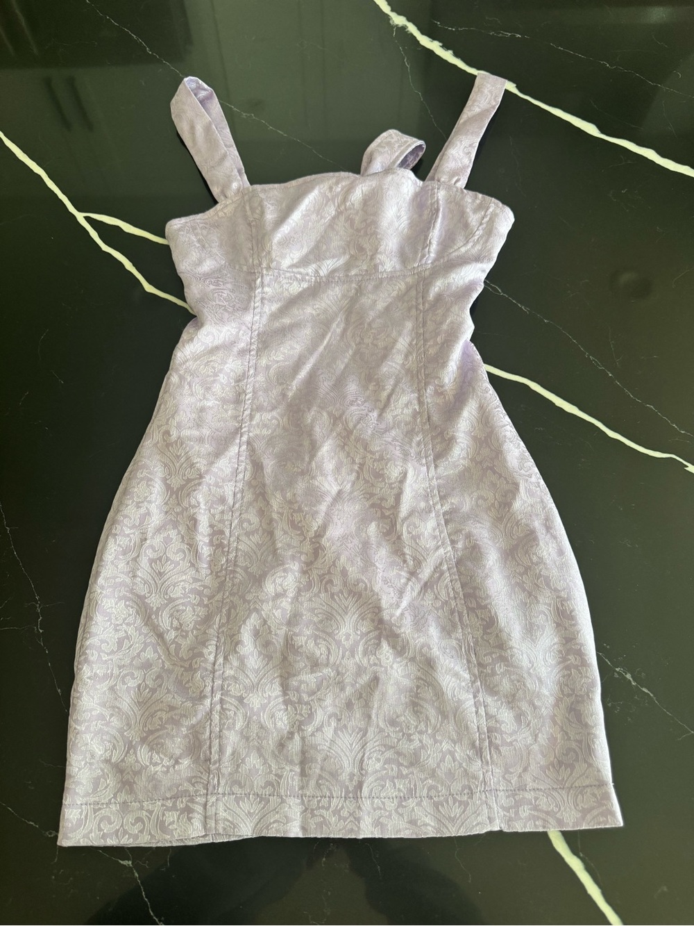 Lucy in the Sky Lilac Textured Dress - Picture 1 of 7